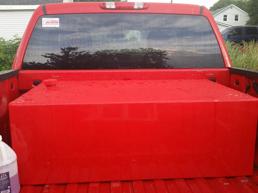 RED POWDER COAT FUEL TANK